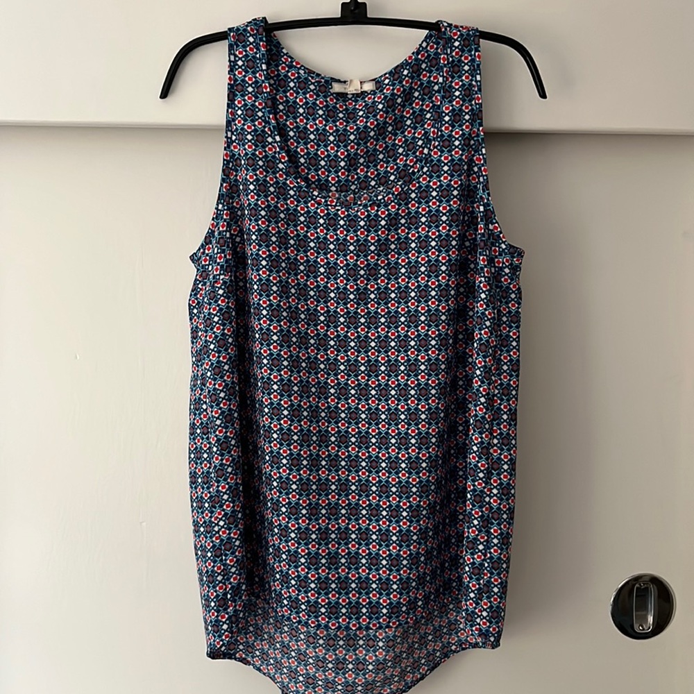 Sleeveless swing cut blouse. Pleione by Anthropologie